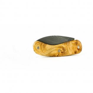 Couteau Cathare Systeme - Loupe De Charme - Suminagashi